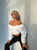 Renaissance Puff-Sleeve Corset Crop Top