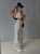 High-Rise Cargo Luxe Wide-Leg Trousers