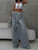 Coastal Drift Wide-Leg Distressed Jeans