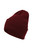 Classic Ribbed Burgundy Beanie