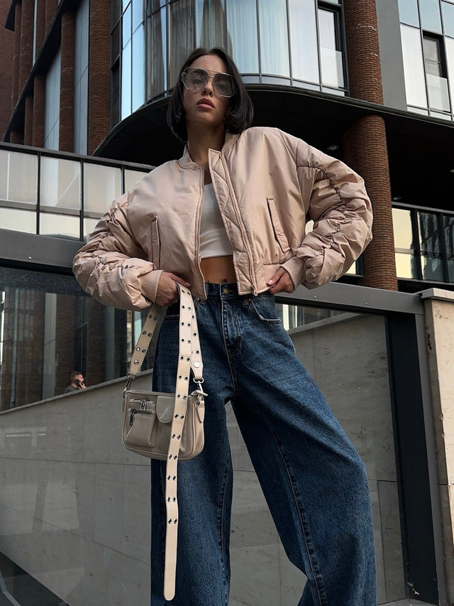 Main image for the product The Downtown Luxe Cropped Puffer - 1
