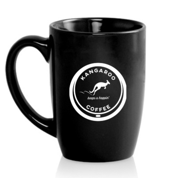 Our 16oz Kangaroo Coffee Ceramic Mugs are the perfect way to keep your day hoppin' while sipping your favorite brew in style. Dishwasher and microwave safe.