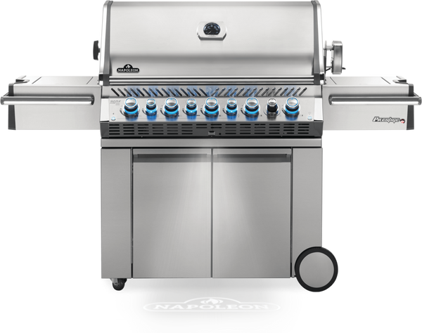 Napoleon Prestige PRO 665 Propane Gas Grill with Infrared Rear and Side Burners Stainless Steel