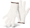 White Poly/ Cotton Bleached Reversible String Knit Gloves