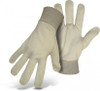 Large Reversible Natural Jersey Gloves - 12 Pair