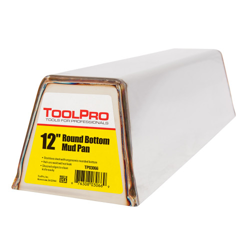 12 in. Mud Pan Round Bottom