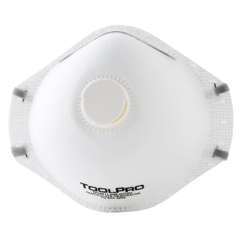 Dust and Sanding Respirator with Exhalation Valve - 10 Pack