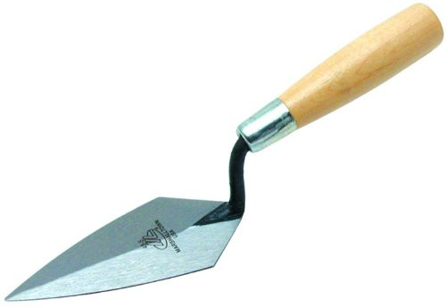 6 in. x 2-3/4 in. Philadelphia Style Pointing Trowel with Wood Handle