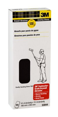 120 Grit 4-3/16 in. x 11-1/4 in. Drywall Sanding Sheets (100-Pack)