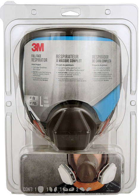 Full Face Reusable Respirator- Medium