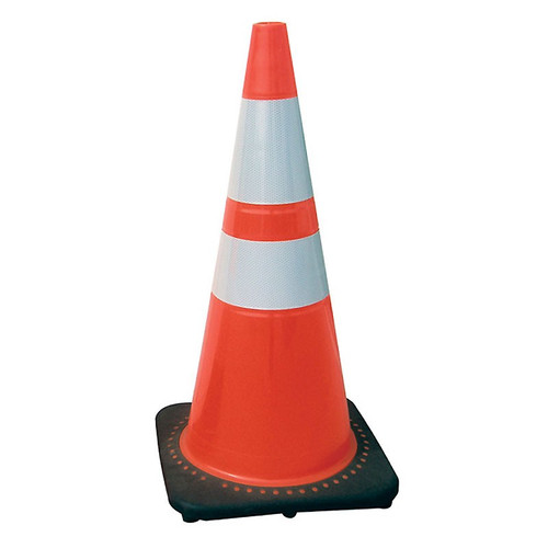 28 in. Safety Cone with Reflective Bar