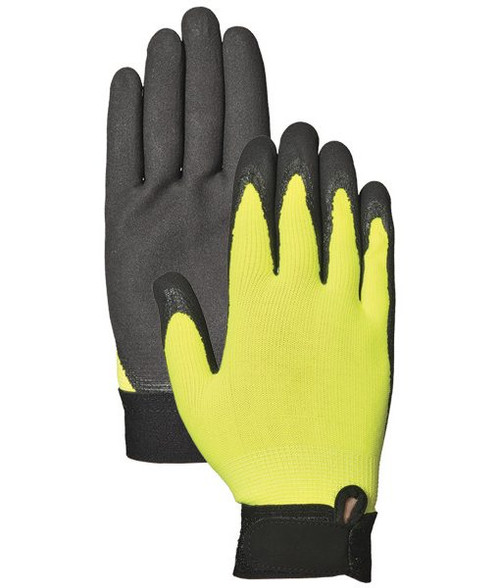 XL Value Nitrile Palm Coated Work Gloves with Velcro Wrist