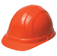 Omega II Orange Cap Hard Hat with Quick-Slide Fit