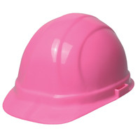 Omega II Pink Cap Hard Hat with Quick-Slide Fit