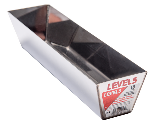 16 in. Stainless Steel Contoured Mud Pan