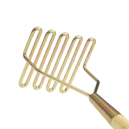 5 in. Square Steel Head Hand Mixer with 37 in. Handle