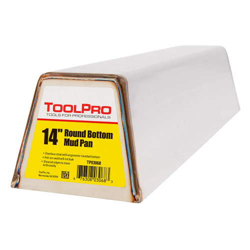 14 in. Mud Pan Round Bottom