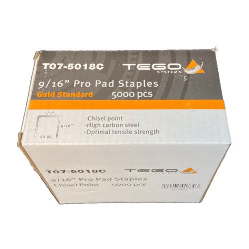 9/16 in. Chisel Point High Carbon Steel Staples (5000-Pack) Gold Standard