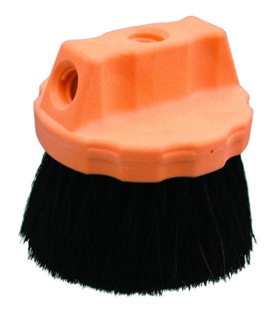4-1/2 in. x 2-1/2 in. Round Window Brush with Horsehair and Plastic Bristles