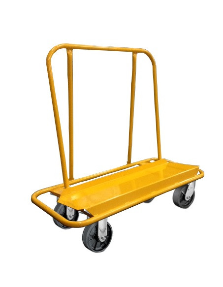 Commercial Drywall Cart, 4 RRCC casters, plastic plate.