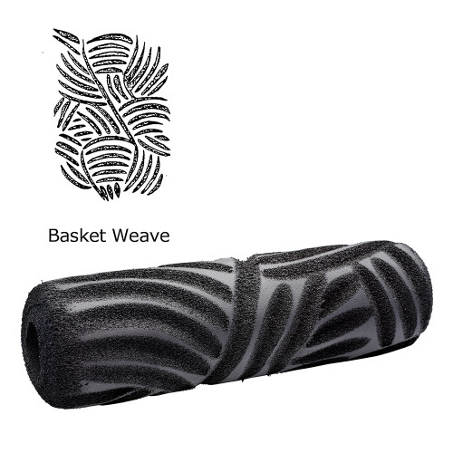 Basketweave Foam Texture Roller Cover