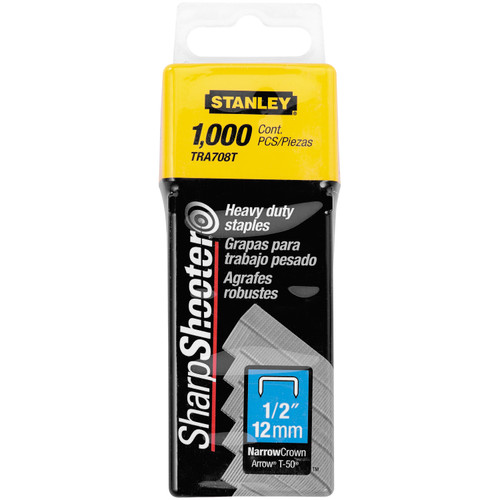 1/2" heavy duty staples  - 4 Packs of 1000