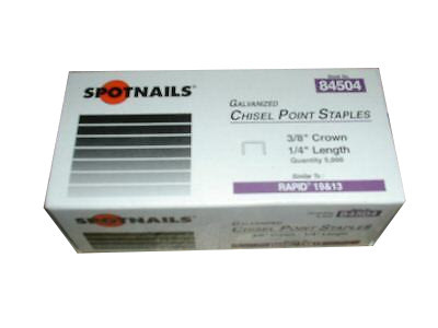 1/4 in. 19 Gauge Staples (5000-Pack)