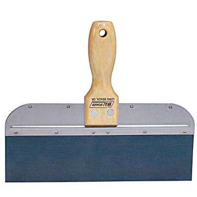 10 in. Blue Steel Taping Knife with Wood Handle