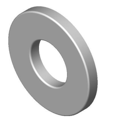 1/4" flat washer