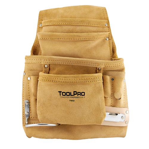 10 Pocket Nail Pouch Suede