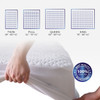 Waterproof Barrier
Our mattress protector features impenetrable TPU backing that protects the mattress's top well and makes it ideal for most situations, such as when you want to protect your mattress from perspiration stains or other bodily fluids and incontinence.