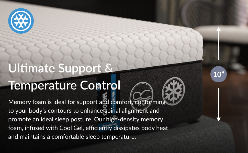 Cool Gel Memory Foam Mattress