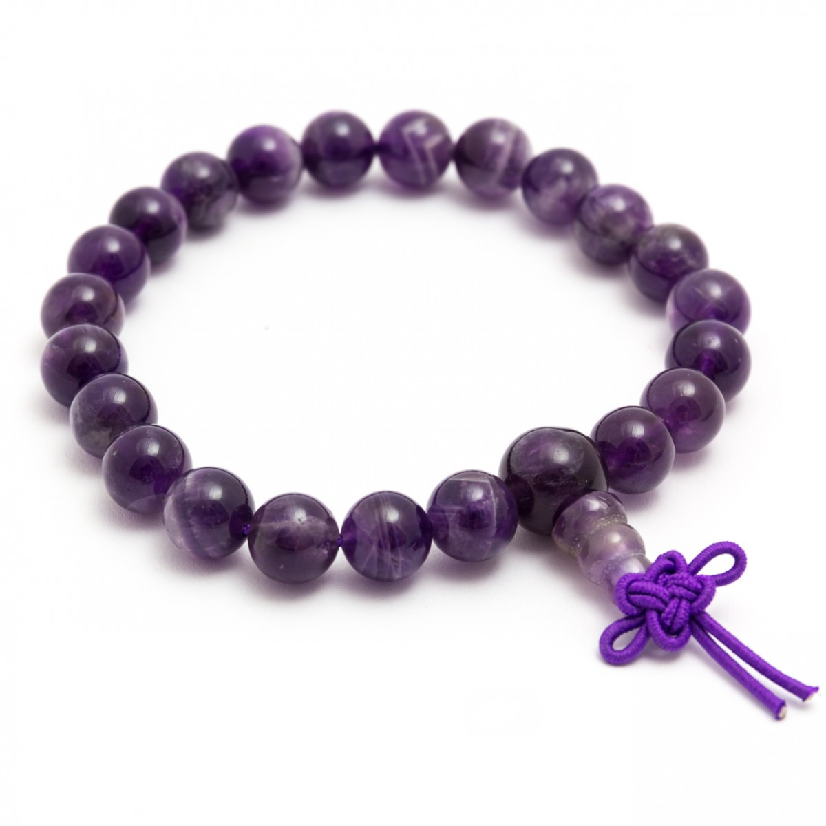 Lebensquelle Plus Onyx Black Power Bracelet – 8mm Gemstone Beads With Buddha Charm
