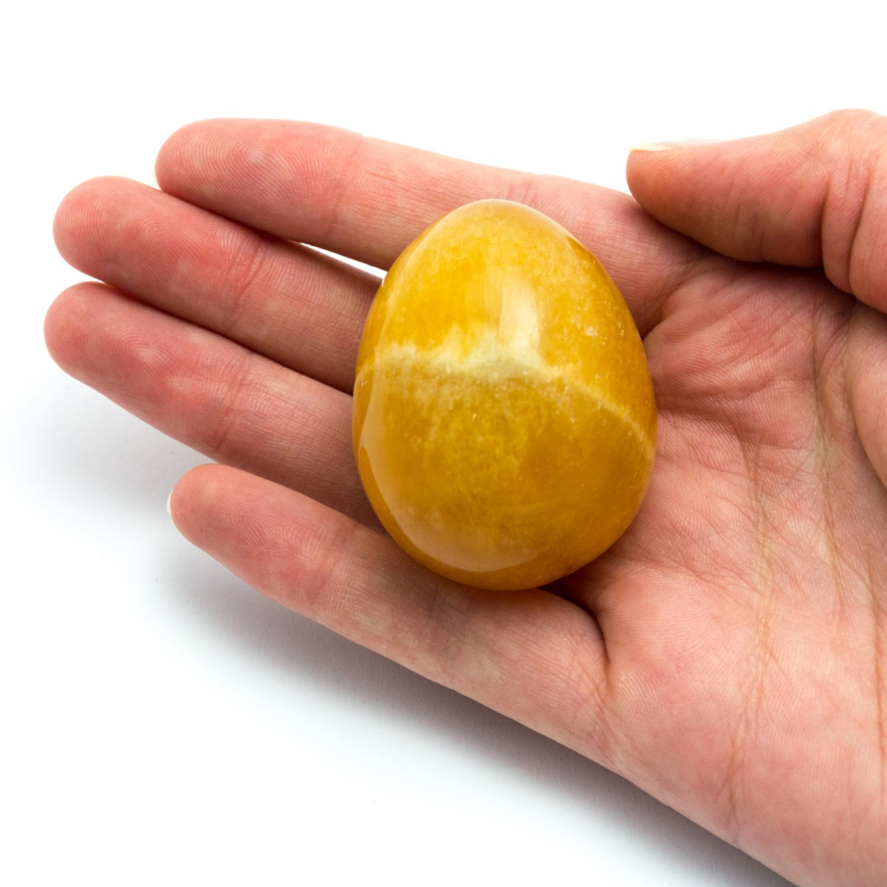 CRYSTAL PINEAPPLE made from ORANGE CALCITE + GREEN AVENTURINE