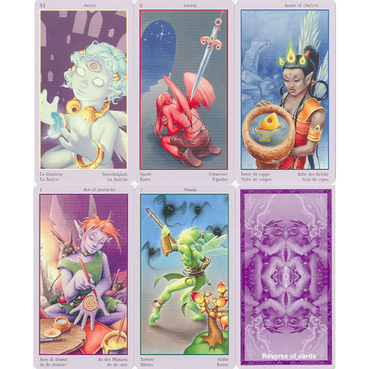 The Fey Tarot Cards Minetti & Aghem