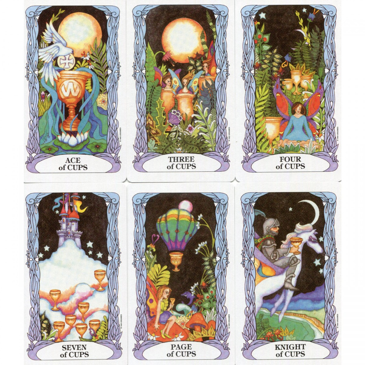 Tarot of a Moon Garden Cards by Karen Marie Sweikhardt