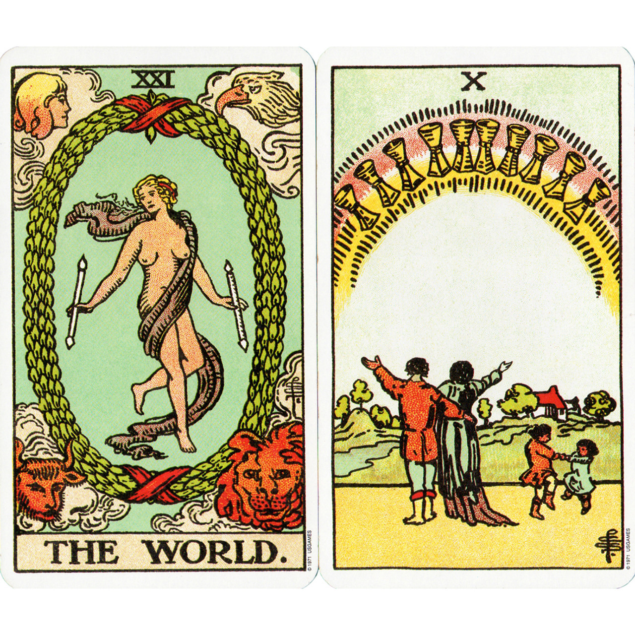 rider waite tarot booklet