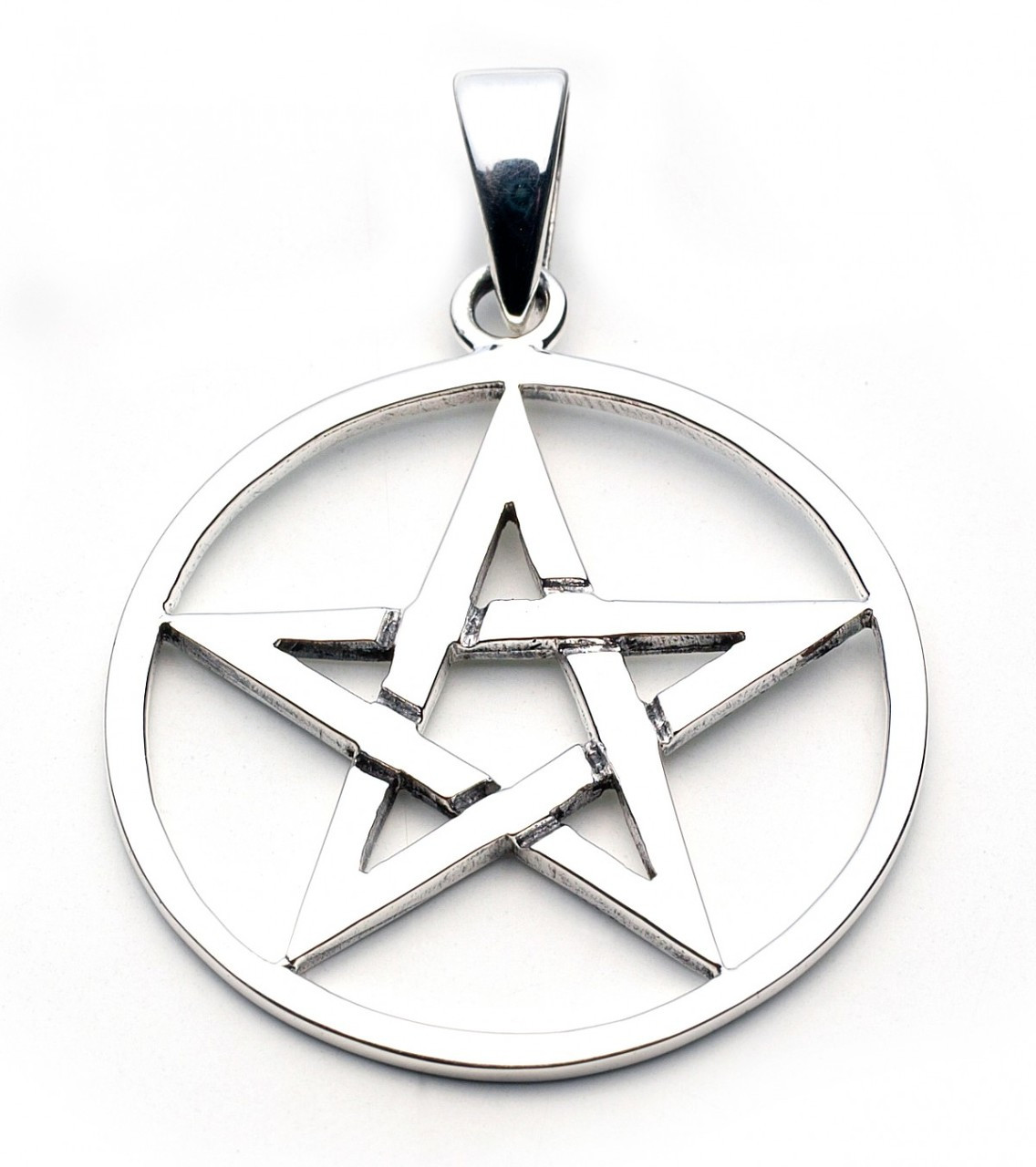 Silver pentacle pendant Clearance
