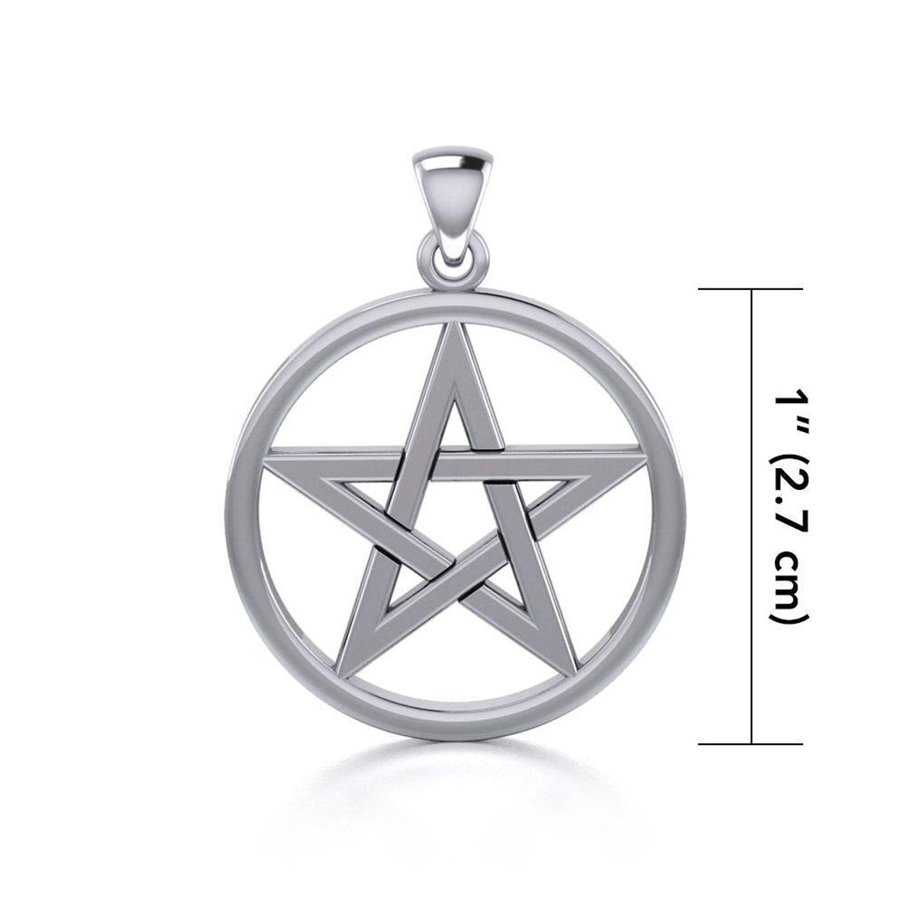 Large Pentacle Pendant (Sterling Silver) - Pentacle | Pentagram