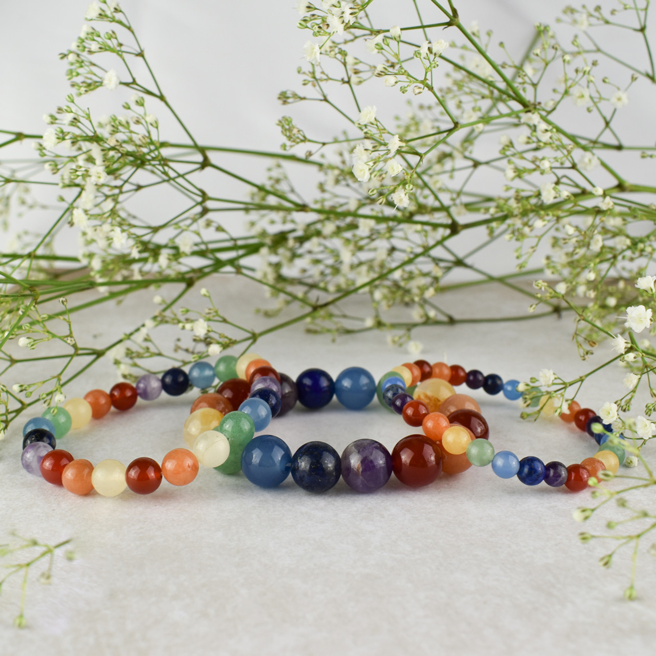 7 Chakra Bracelet Set — One Bracelet Per Chakra // Tiny Rituals