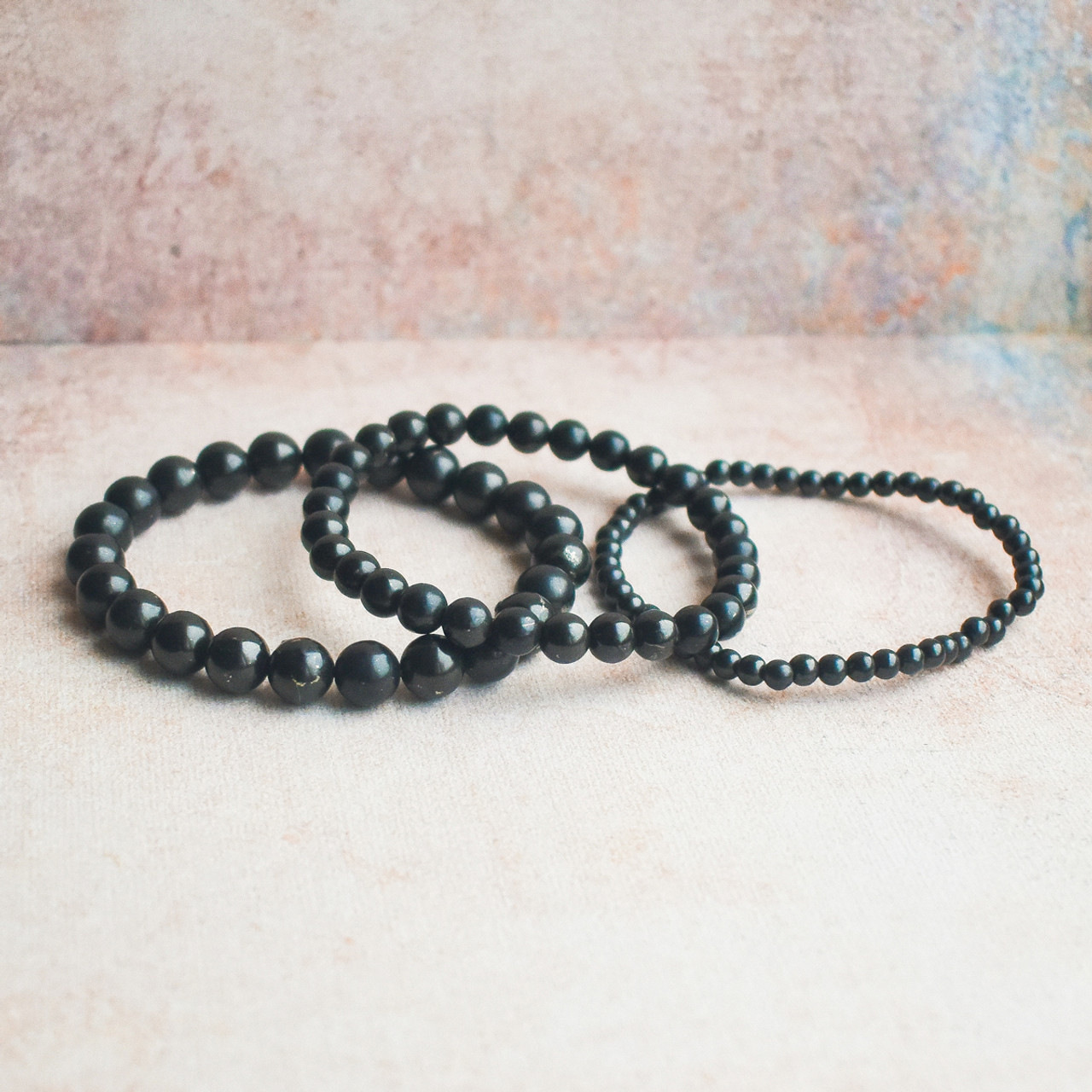 shungite bead necklace