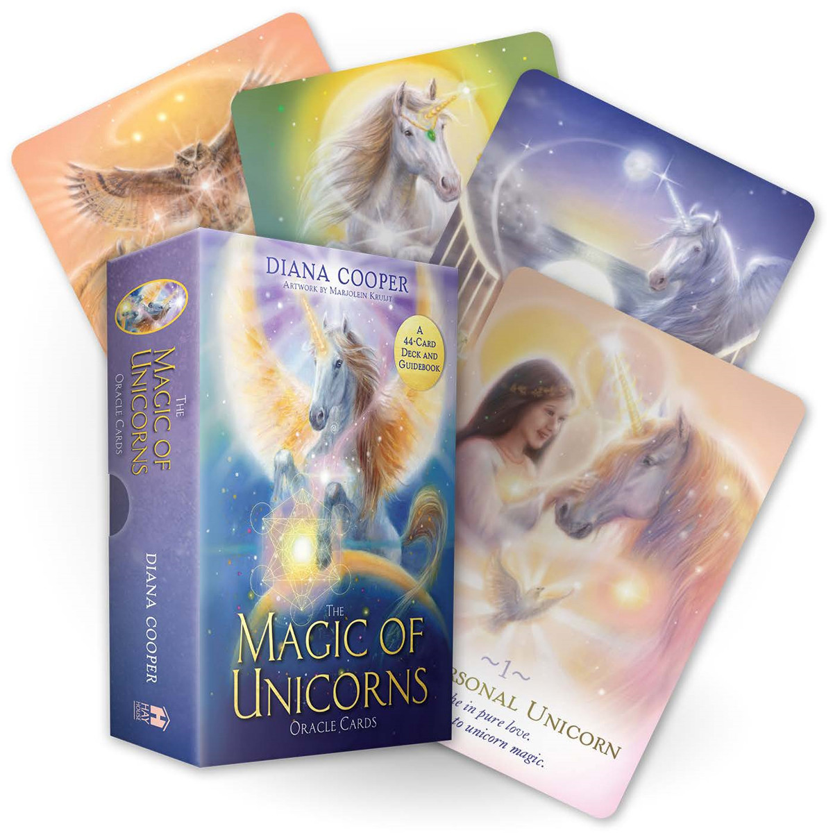 The Magic of Unicorns Oracle Cards by Diana Cooper | Holisticshop