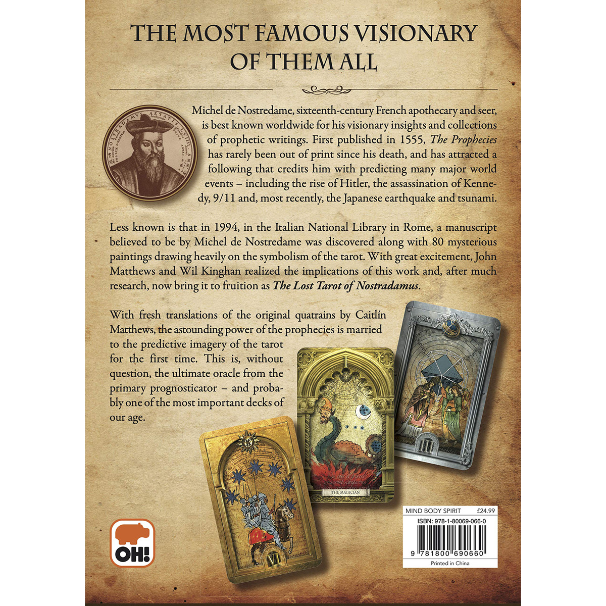 The Lost Tarot of Nostradamus by John Matthews & Will Kinghan