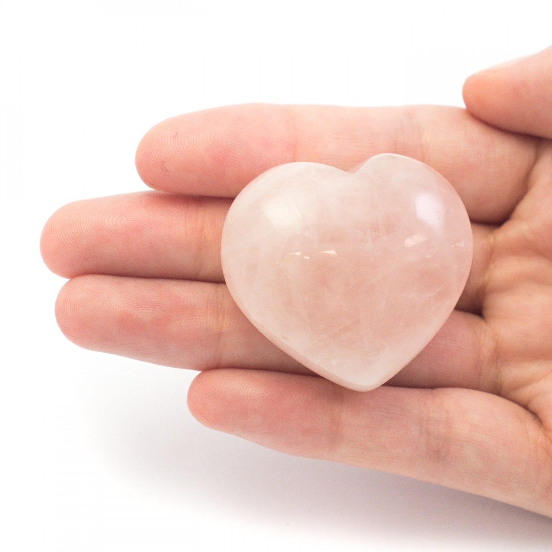 Rose Quartz Crystal Heart