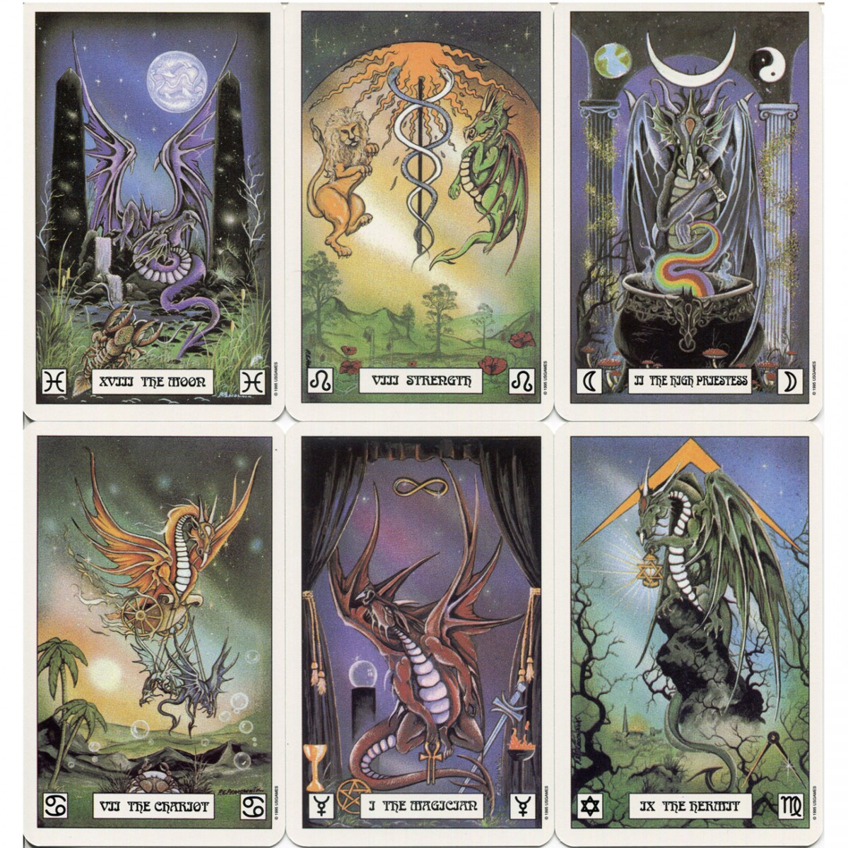 Dragon Tarot Deck by Peter Pracownik