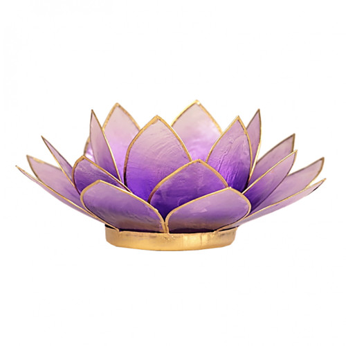 Lotus Flower Tea Light Holder (Various Colours Available)