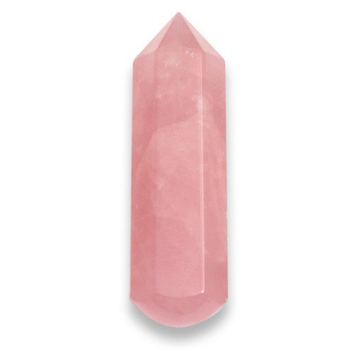 Rose Quartz Crystal Wand - 60 mm long (approx)