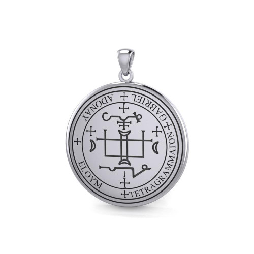 Sigil of Archangel Gabriel Pendant (Sterling Silver)