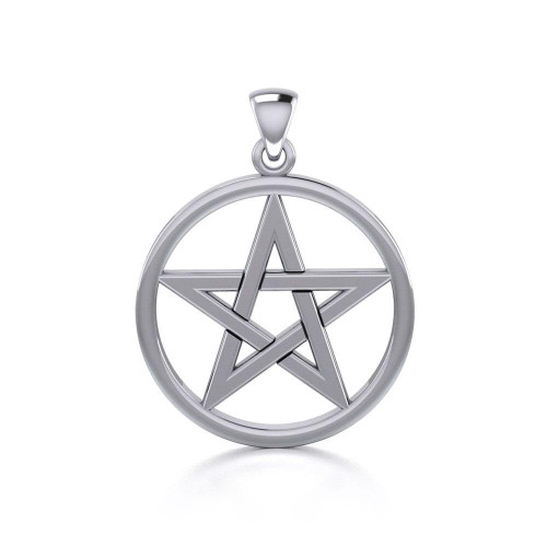 Pentagram Pendant with Gemstone Donut by Wildstone | Sterling Silver –  Silver Insanity