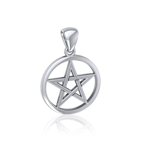 Buy morir Silver Plated Pentacle Pentagram Protection Five Pointed Star  Amulet Charm Pendant with Chain (Men and Women) Online at Best Prices in  India - JioMart.